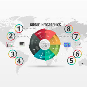 Circle Infographics - Prezi Template