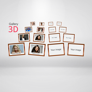 Gallery 3D Prezi template - Prezi Template