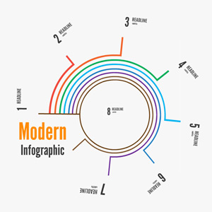 modern infographic prezi template