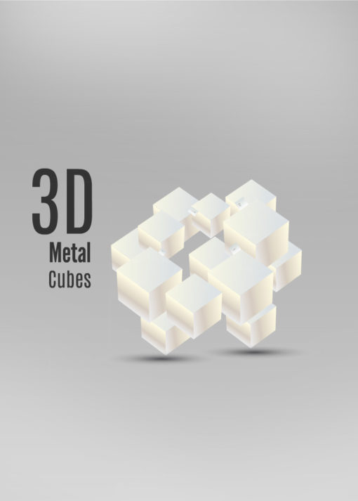 d metal cubes
