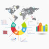 Infographics World Business Report Prezi template