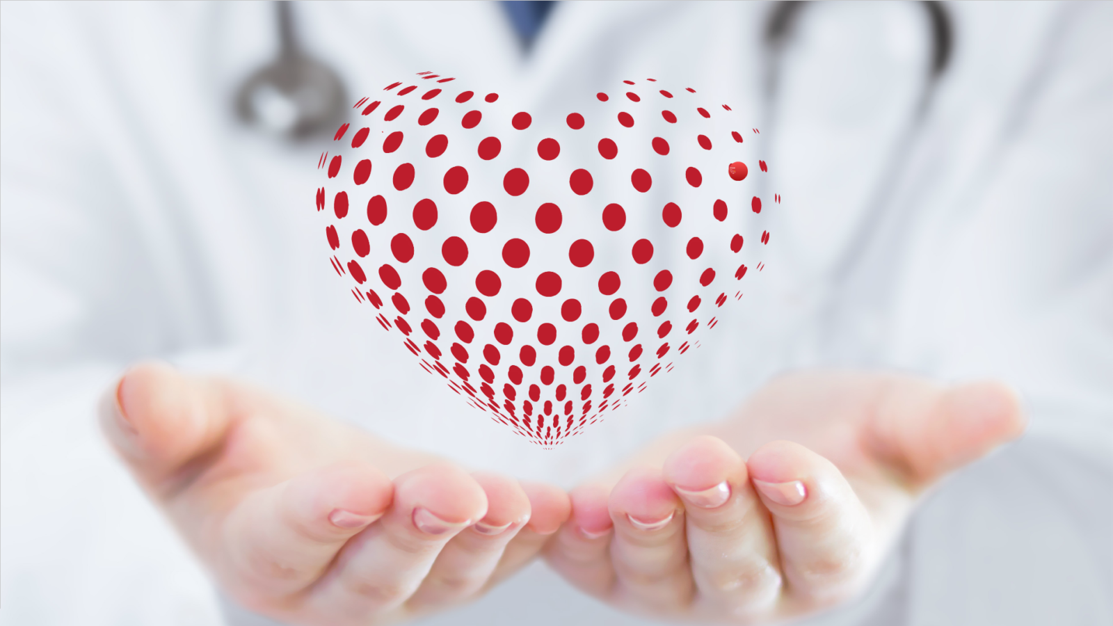 Prezi template Health Care with 3D heart