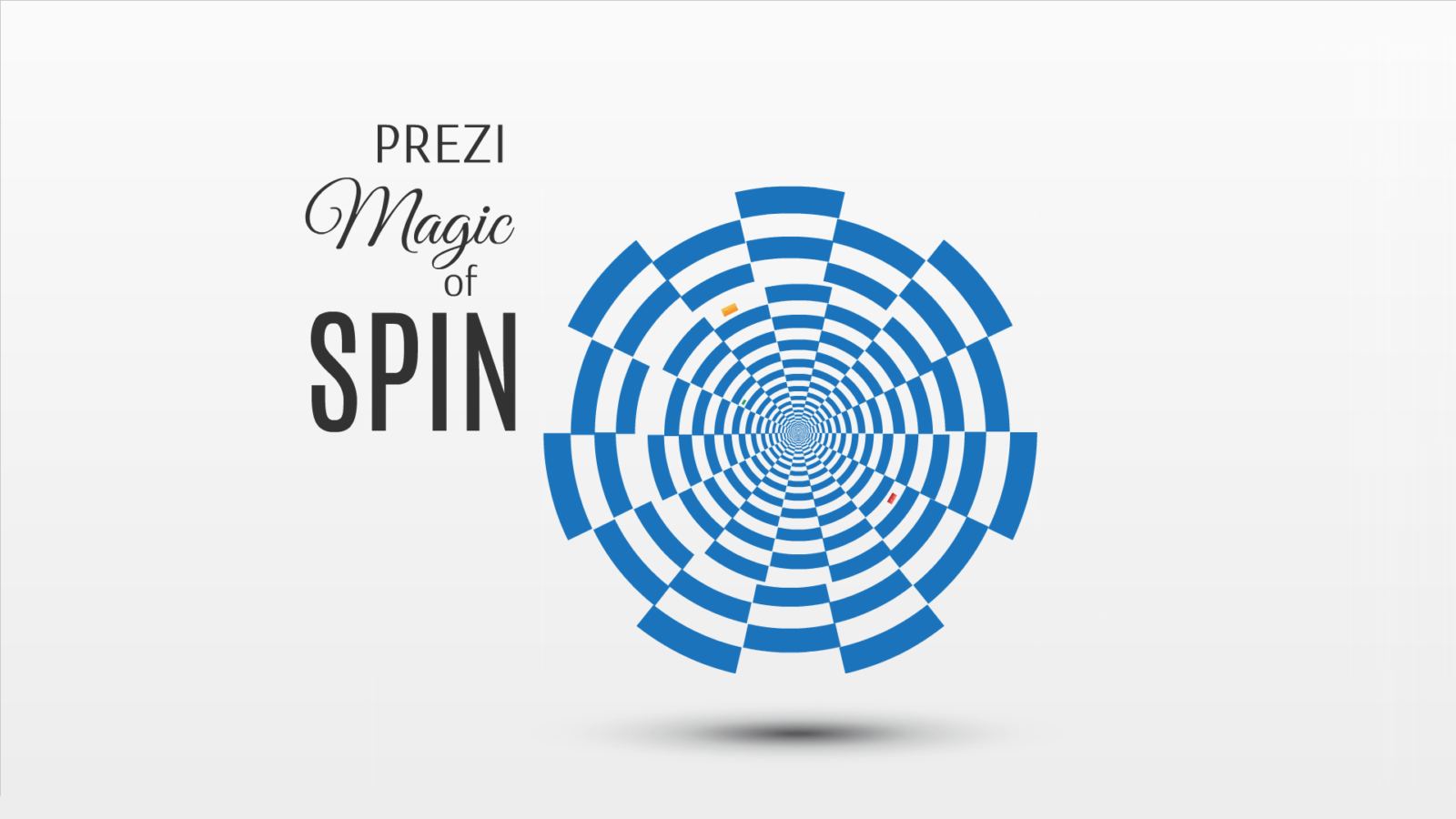 Prezi template Magic of spin