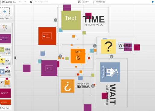 Square of time example how to change Prezi