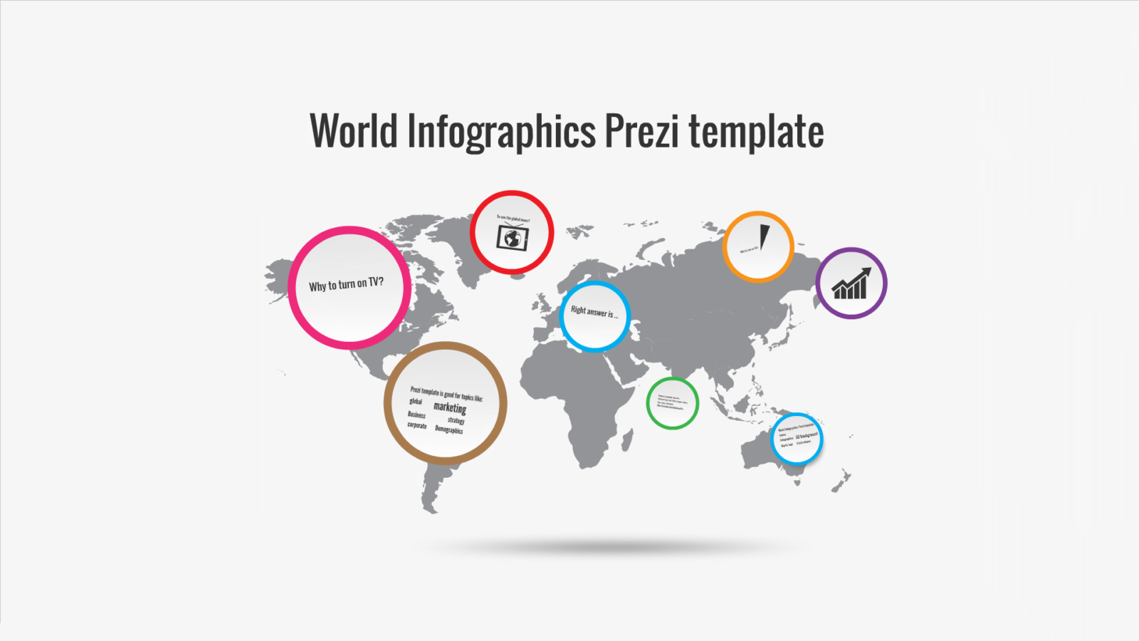 World Infographics Prezi template