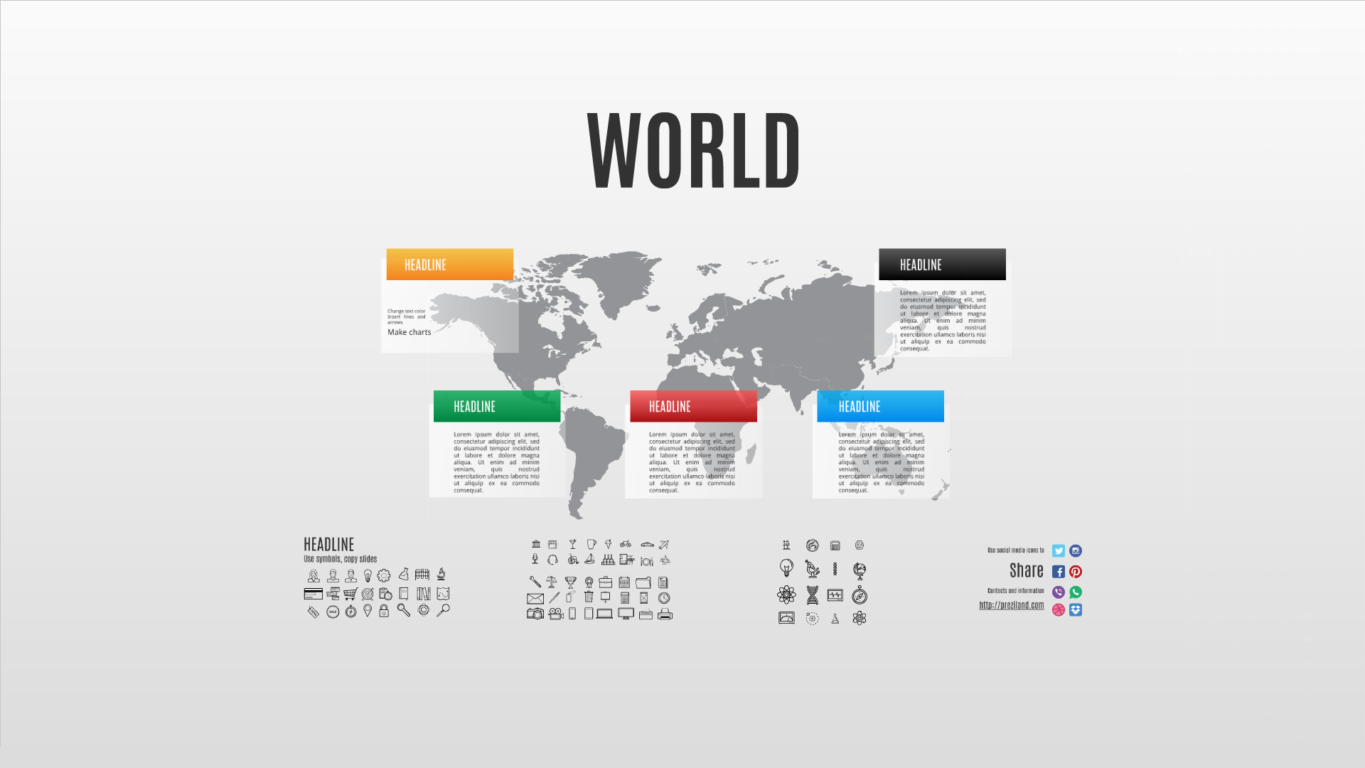 prezi world map presentation