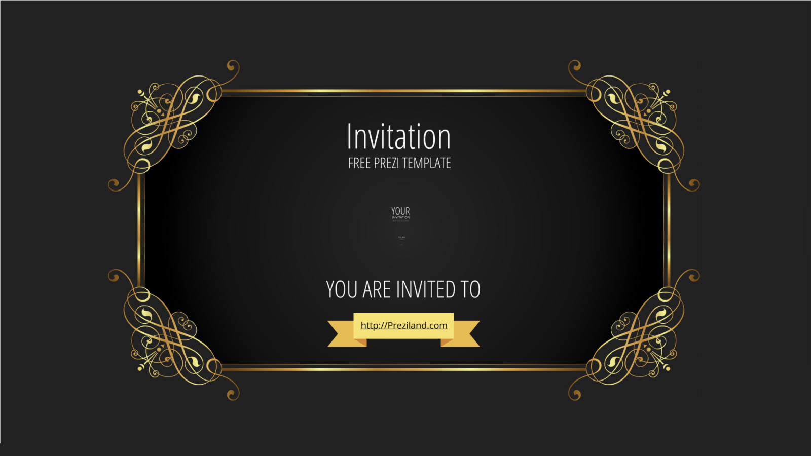 invitation free Prezi template